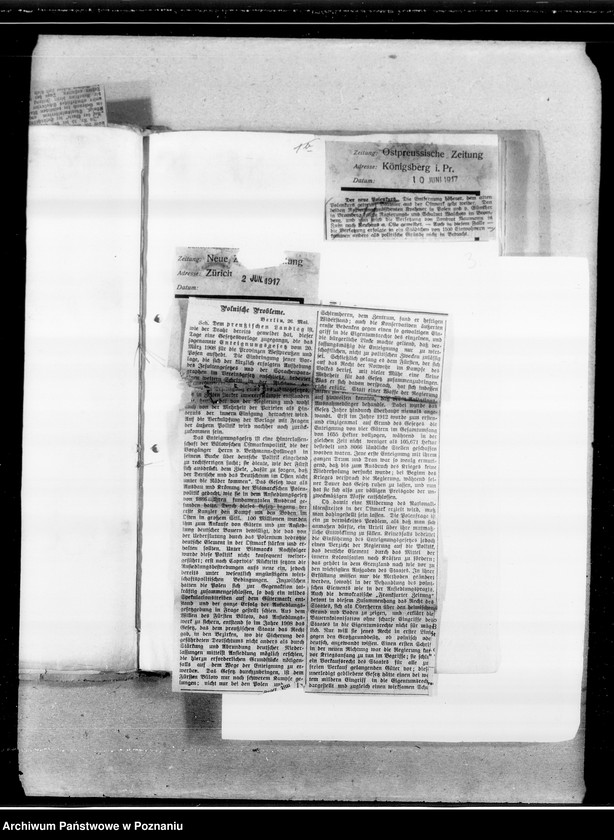 Obraz 16 z jednostki "Prawa i instytucje antypolskie. [Wycinki z gazet.]"