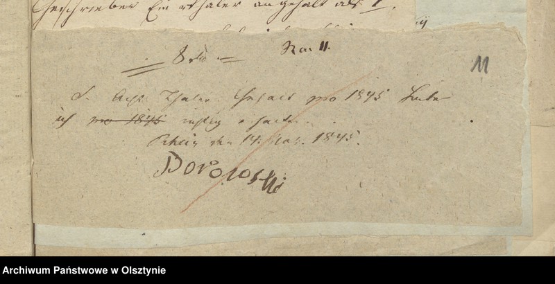 image.from.unit.number "Beläge zur Jahres Rechnung der Kirche zu Rhein für das Jahr 1845"