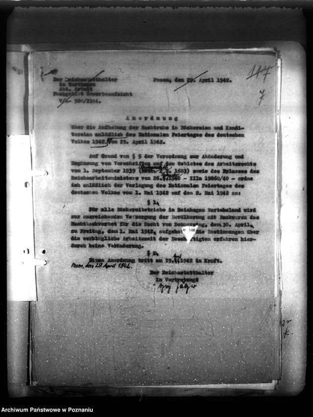 Obraz 11 z jednostki "Verordnungsblatt Nr. 15"