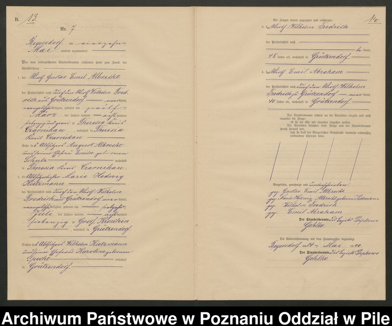 Obraz 10 z jednostki "Księga małżeństw"