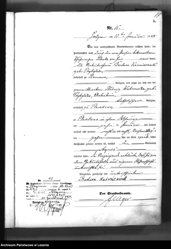 Obraz 18 z jednostki "[Księga urodzeń]"