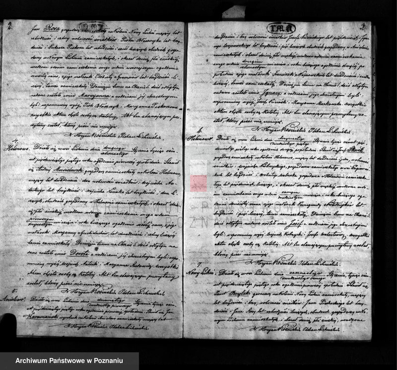 Obraz 2 z jednostki "Duplikat urodzonych, zaślubionych i zmarłych"