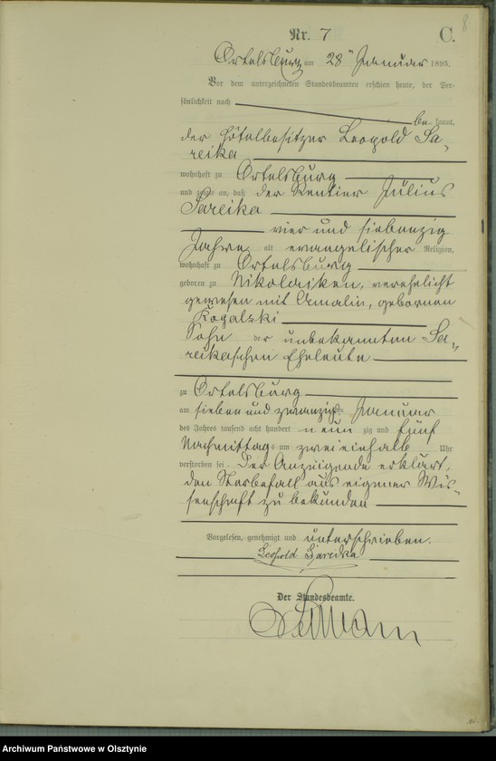 image.from.unit.number "Sterbe-Haupt-Register Nr 1 - 73"