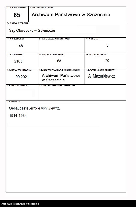 image.from.unit.number "Gebäudesteuerrolle von Glewitz."