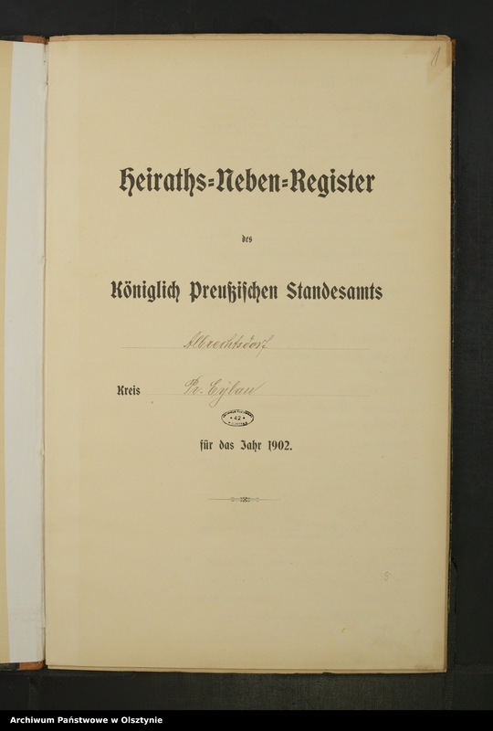 image.from.unit.number "Heiraths-Neben-Register Nr 1 - 17"