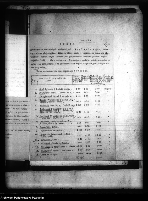 image.from.unit.number "Parcelacja majątku Obałki, Wietrzychowice, Naczechowo /przymusowy wykup/"