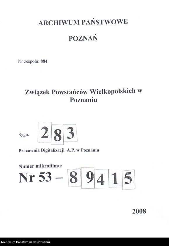 Obraz 1 z jednostki "Nekla, powiat Środa - akta koła."