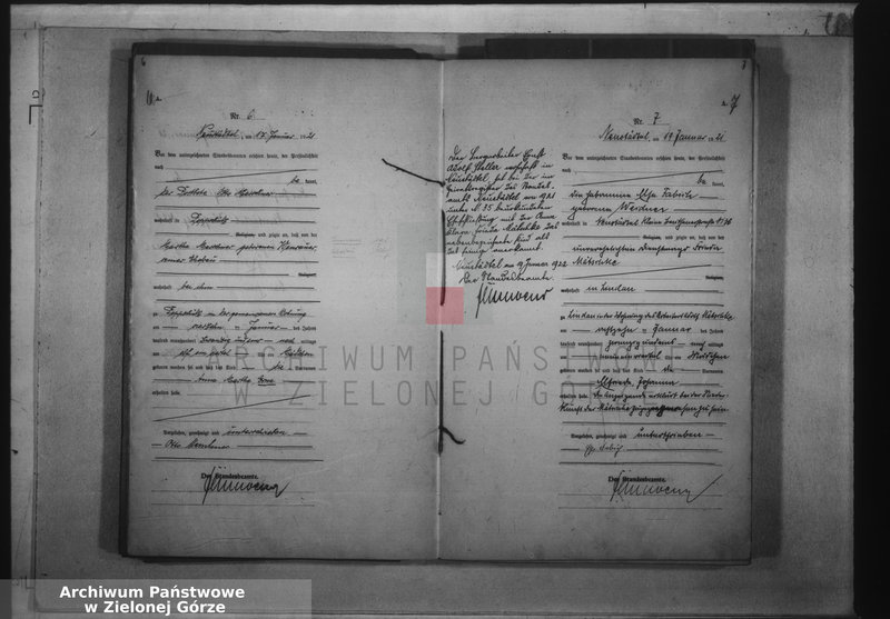 image.from.unit.number "Geburts-Haupt-Register 1921 No. 1 bis 88"