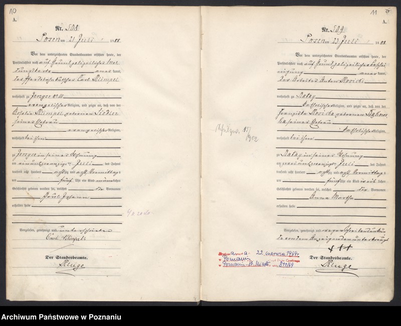 Obraz 9 z jednostki "Księga urodzeń t. II"