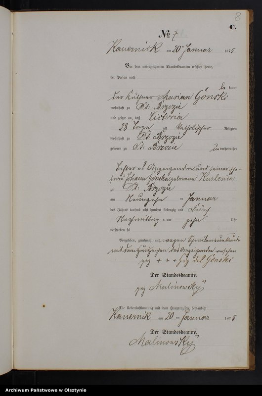 image.from.unit.number "Sterbe-Neben-Register Tom I,Nr 1 - 62"
