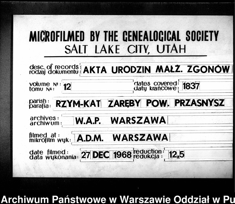 image.from.unit.number "Akta urodzeń, małżeństw i zgonów"