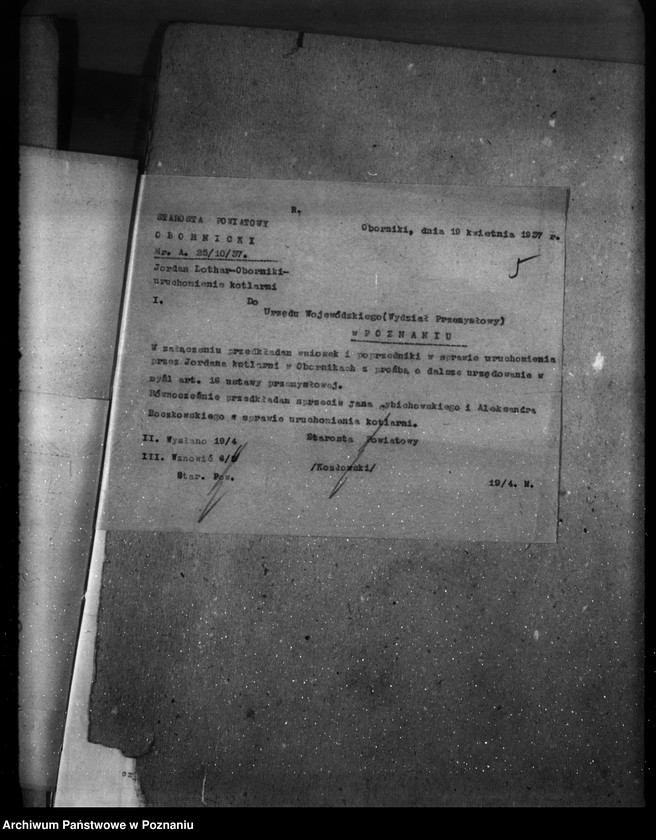 Obraz 9 z jednostki "/Warsztat kotlarski Lothar Jordan w Obornikach zatwierdzenie urządzenia/"