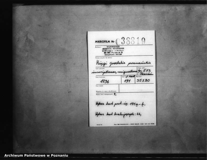 Obraz 2 z jednostki "Inscriptiones, resignationes [protocollon]"