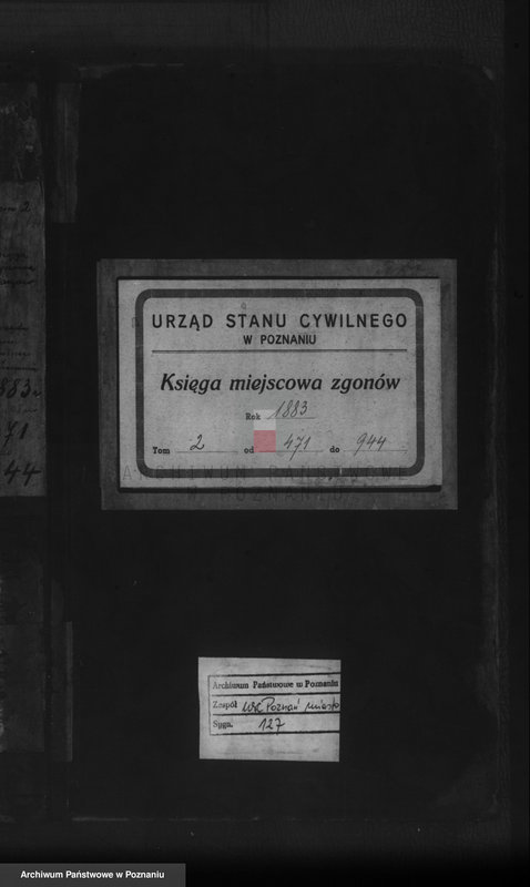 Obraz 1 z jednostki "Księga zgonów t. II"