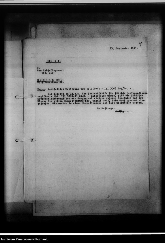 image.from.unit.number "Judenregister [Kępno, Ostrzeszów]"