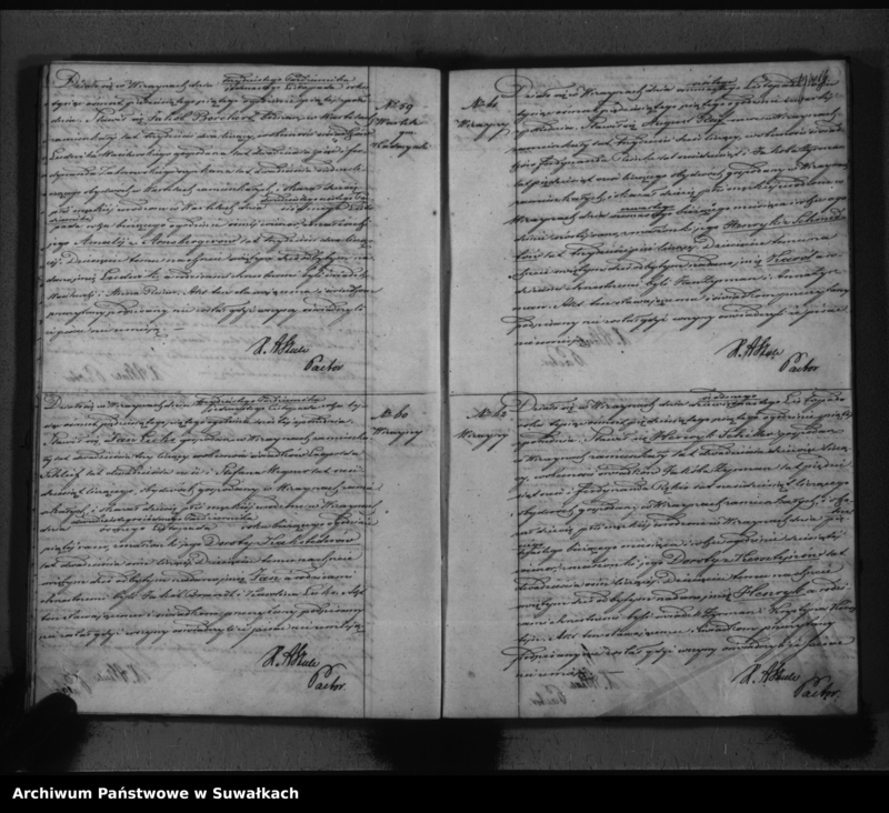 image.from.unit.number "Duplikat do zapisywania aktów urodzeń, zeyścia i ślubów w Parafii zwanej Wiżayny na rok 1855"