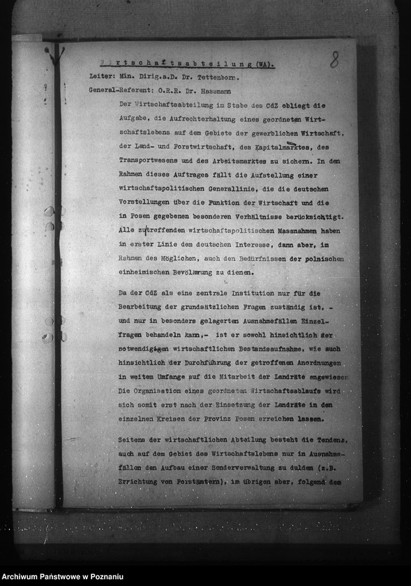 Obraz 12 z jednostki "Podziały czynności w wydziałach oraz przybudówkach urzędu namiestnika"