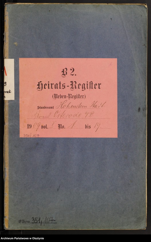 image.from.unit.number "Heirats-Neben-Register Nr 1 - 19"