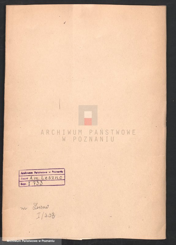 image.from.unit.number "Spec. Korespondencja gwoździarzy z władzami miejskimi Leszna; język niemiecki"