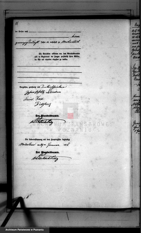 Obraz 11 z jednostki "Księga małżeństw"