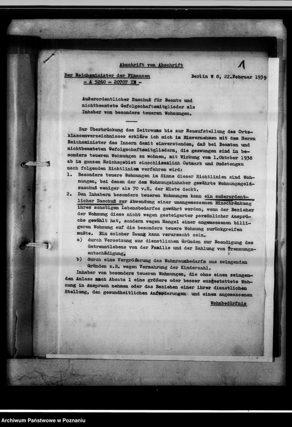 Obraz 5 z jednostki "Bestimmungen über die Beschaffung von Wohnungen für Behördenbedienstete."