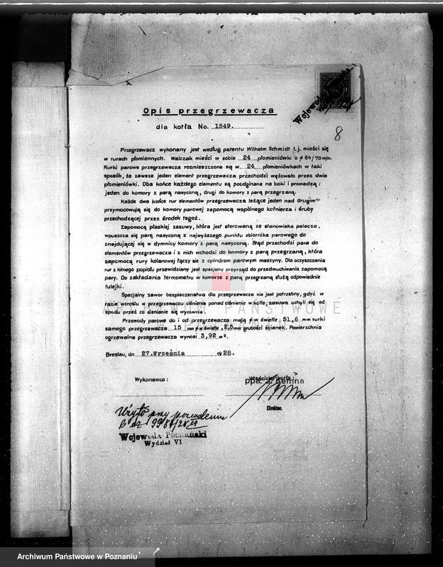 Obraz 13 z jednostki "Dominium Kobylniki pow. kościański - własność D. Kwilecki nr woj. kotła 6237"