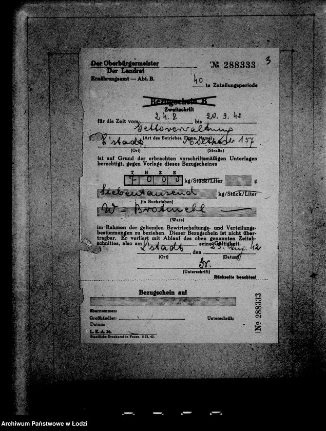 image.from.unit.number "Aufträge, [Lieferscheinen und Rechnungen] 16791-16840 [Dostawa żywności do Getta]"