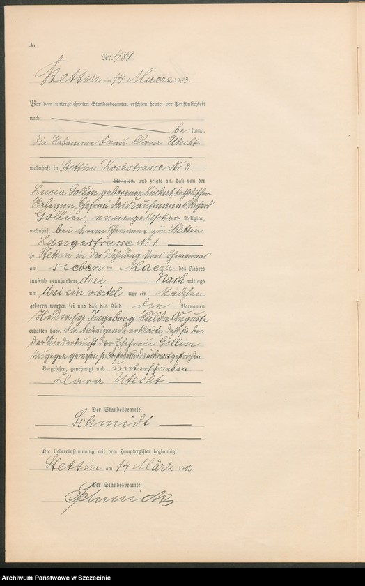 image.from.unit.number "Geburts-Register (Neben-Register) Band II"