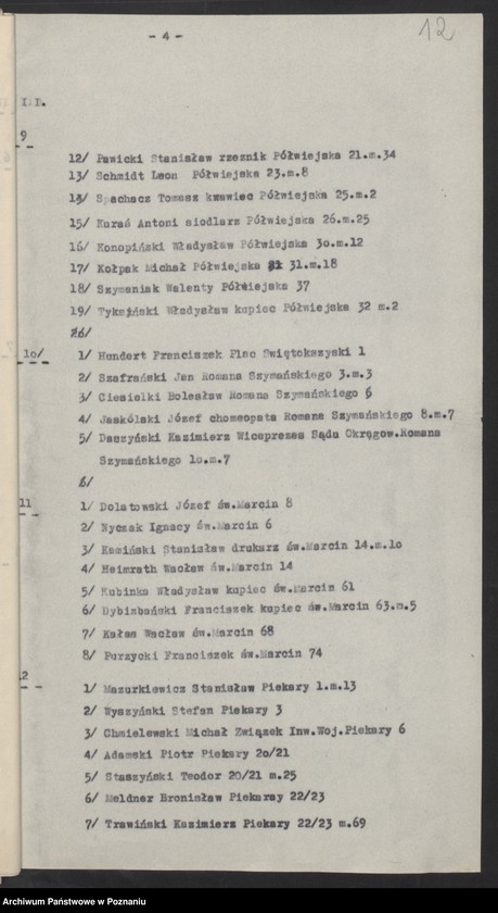 image.from.unit.number "Listy członków Związku Powstańców Wielkopolskich głosujących do Rady Miejskiej."