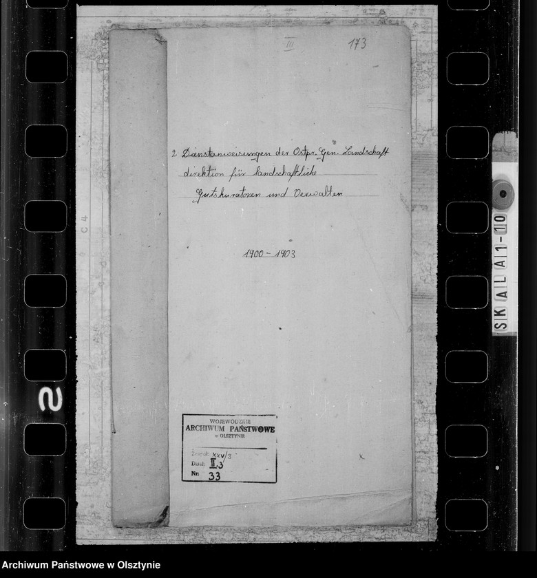 image.from.unit.number "2 Dienstanweisungen der Ostpr. Gen. Landschafts- Direktion für landschaftliche Gutskuratoren und Verwalter"