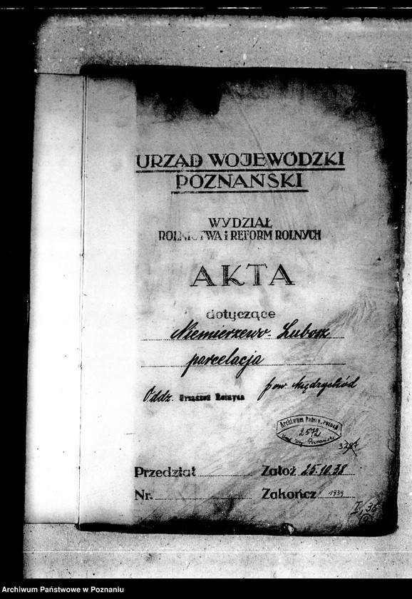 Obraz 4 z jednostki "Majątek Niemierzewo, Lubosz powiatu międzychodzkiego parcelacja"