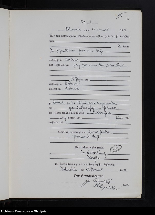 image.from.unit.number "Sterbe-Neben-Register Nr 1 - 107"