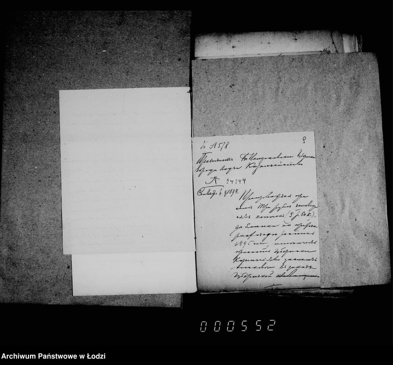 Obraz 12 z jednostki "O gorodskoj rospisi na 1895 g."