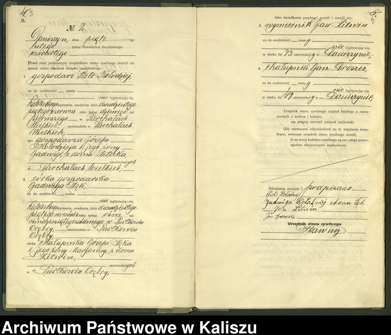 Obraz 5 z jednostki "[Księga małżeństw]"