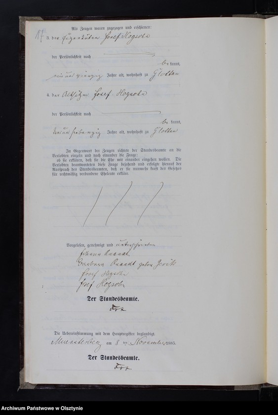 image.from.unit.number "Heiraths-Neben-Register Nr 1 - 11 Sterbe-Neben-Register Nr 1 - 107"