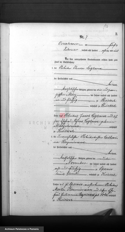 Obraz 15 z jednostki "Księga małżeństw"