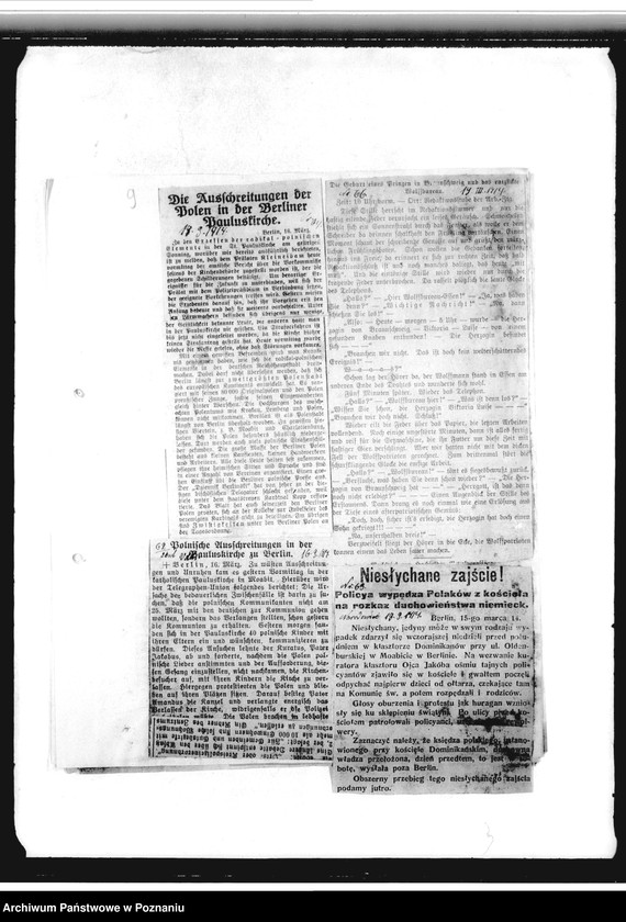Obraz 13 z jednostki "Zbiór wycinków prasowych dotyczących działalności Towarzystwa "Straż" i innych towarzystw polskich w Oberhausen"
