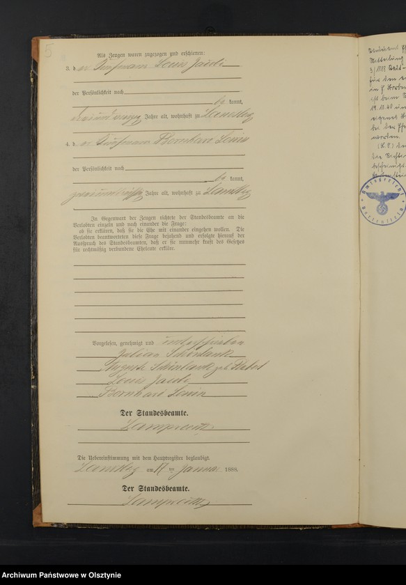 image.from.unit.number "Heiraths-Neben-Register Nr 1 - 20"