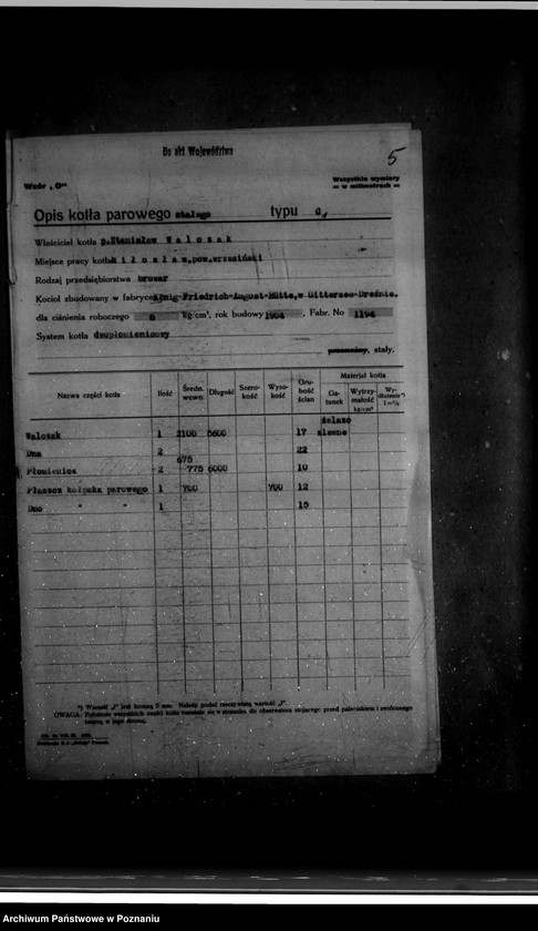 Obraz 9 z jednostki "Browar St. Walczak w Miłosławiu powiat wrzesiński nr woj. 6227"