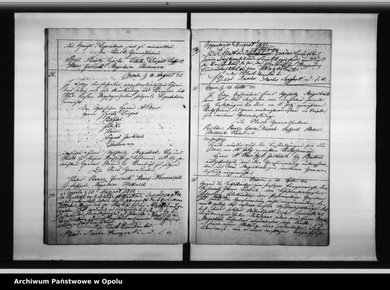 Obraz 15 z jednostki "Beschlussbuch der Stadtverordneten von Oppeln. Lit. D."