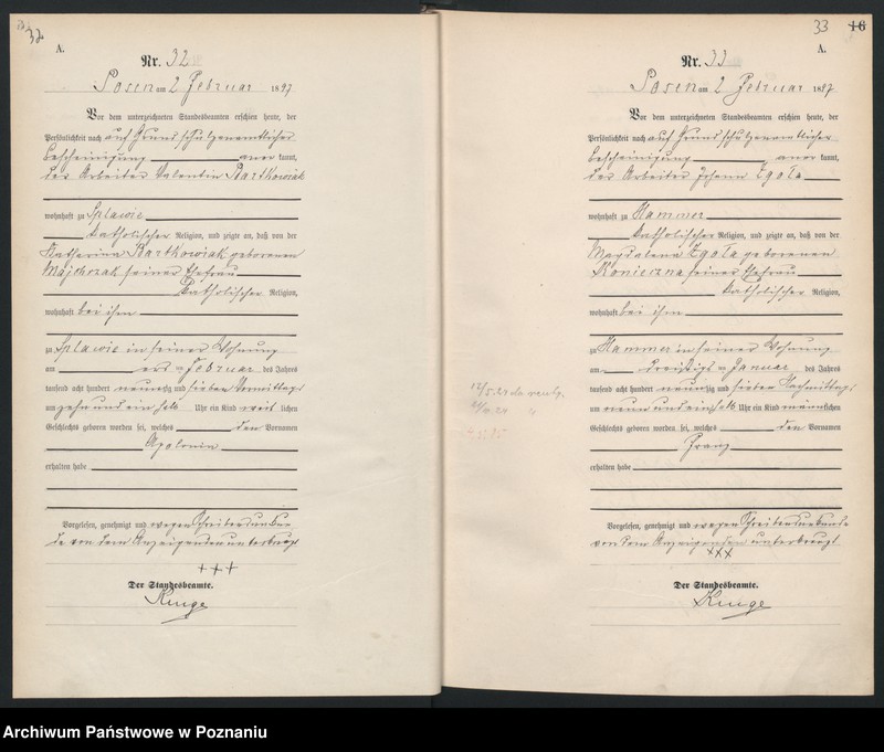 Obraz 19 z jednostki "Księga urodzeń"