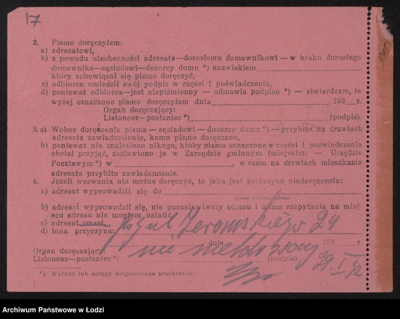 Obraz 19 z jednostki "Samuel Kon- sprzedaż towarów manufakturowych, galanterii i gotowej garderoby"