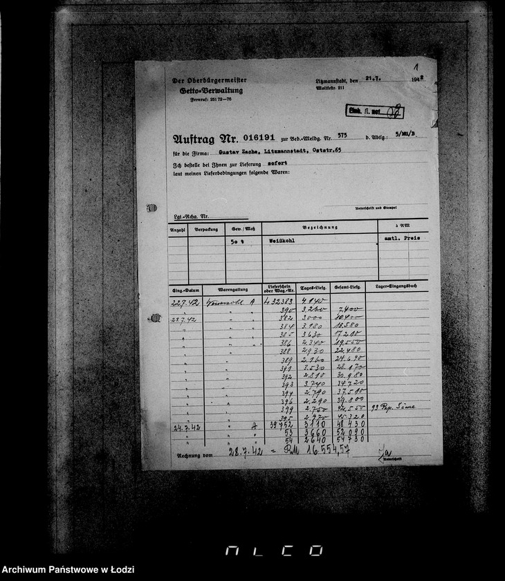 image.from.unit.number "Aufträge, [Lieferscheinen und Rechnungen] 16191-16250"