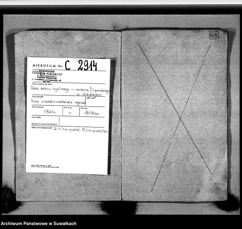 image.from.unit.number "Duplikat Akt Urzędnika Stanu Cywilnego Sekty Filiponów Gminy Wiejsieje Szławaty i Łosewicze i Prepanty z r. 1861"