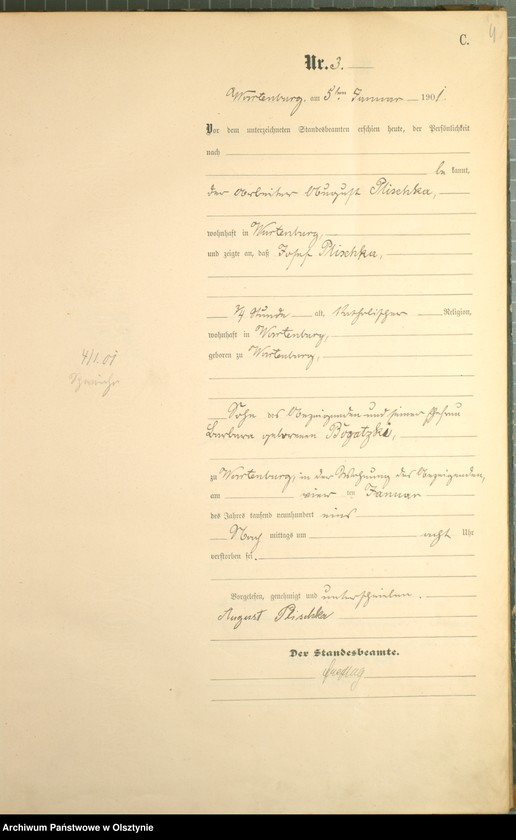 image.from.unit.number "Sterbe-Haupt-Register Nr 1 - 125"