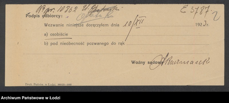 Obraz 4 z jednostki "Uszer- Józef Opatowski- drobna sprzedaż materiałów piśmiennych i galanterii"