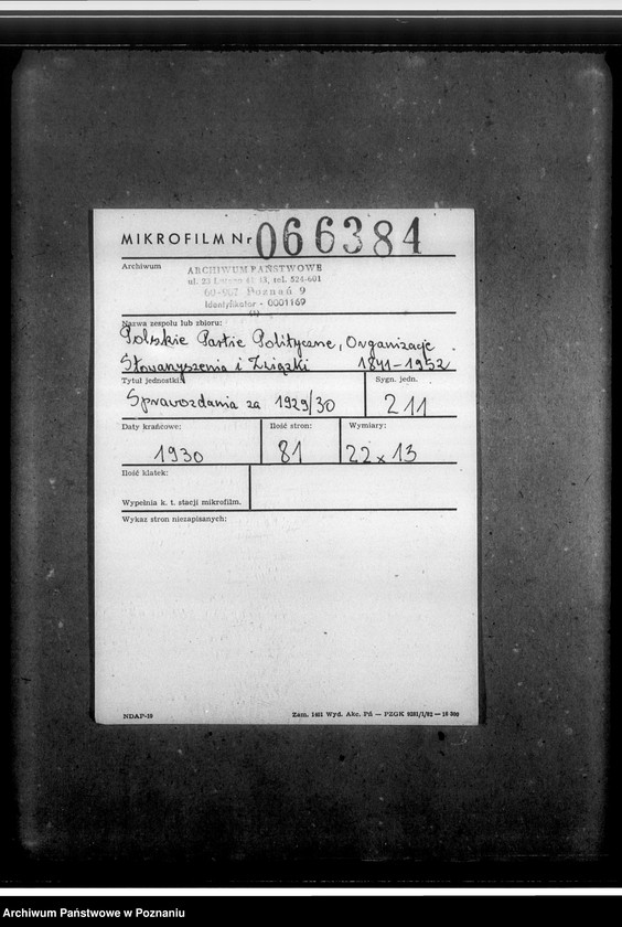 Obraz 2 z jednostki "Sprawozdanie za rok 1929/1930"