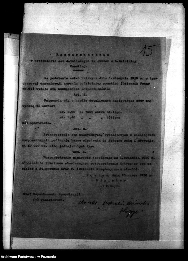 Obraz 19 z jednostki "Dekrety ministra, kopie"