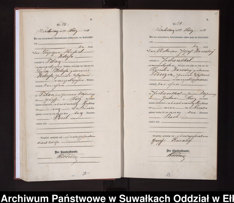 image.from.unit.number "Geburts-Haupt-Register des Königlichen Preussischen Standes-Amtes Nikolaiken Kreis Sensburg"