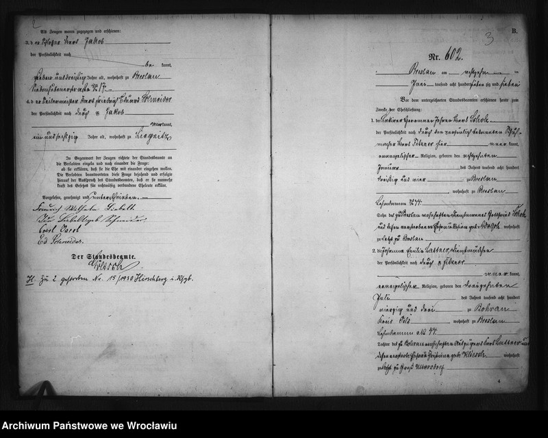 image.from.unit.number "Heiraths-Haupt-Register Breslau I 1877 Band 3"